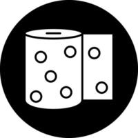 Toilet Paper Vector Icon Design