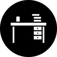 Study Table Vector Icon Design