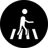 Pedestrian Vector Icon Design