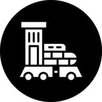 Locomotive Vector Icon Design