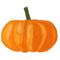 the orange pumpkin. it can be use for elemen halloween day. png