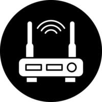 Wifi Router Vector Icon Design