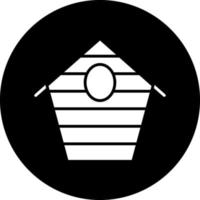 Bird House Vector Icon Design