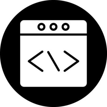 Web Programming Vector Icon Design