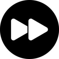 Fast Forward Vector Icon Design