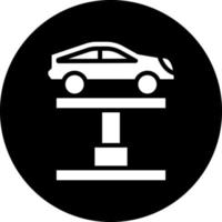 Car Lift Vector Icon Design