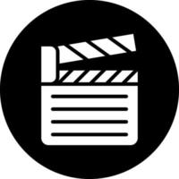 Clapperboard Vector Icon Design