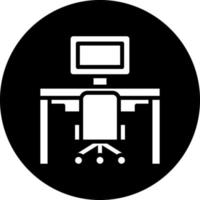 diseño de icono de vector de lugar de trabajo