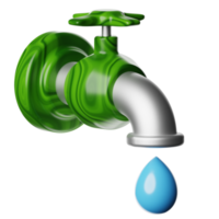 Ramadan Tap Water 3d Icon Illustration png