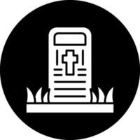 Cemetery Vector Icon Design