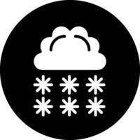 pesado nieve vector icono diseño