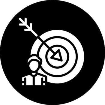 User Target Vector Icon Design