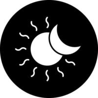 Eclipse Vector Icon Design