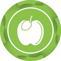 icono de vector de manzana