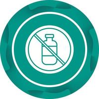 No Liquids Vector Icon