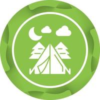 Tent Vector Icon