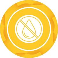 No Water Vector Icon