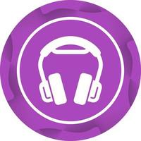 icono de vector de auriculares