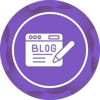 Blog Vector Icon