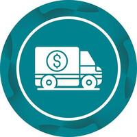 Money Truck Vector Icon