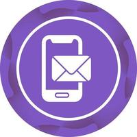 icono de vector de correo de teléfono