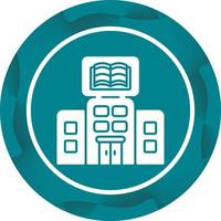 icono de vector de biblioteca