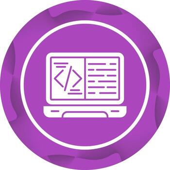 icono de vector de codificación