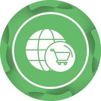 World Cart Vector Icon