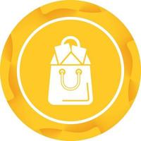 icono de vector de bolsa de compras