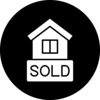 House Sold Vector Icon Design