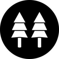 Pine Tree Vector Icon Design