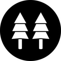 Pine Tree Vector Icon Design