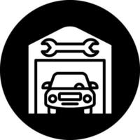 Service Station Vector Icon Design