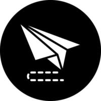 Paper Plane Vector Icon Design