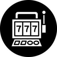 Slot Machine Vector Icon Design