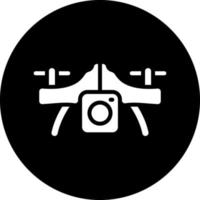 Camera Drone Vector Icon Design