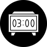 Digital Clock Vector Icon Design