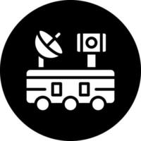 Mars Rover Vector Icon Design