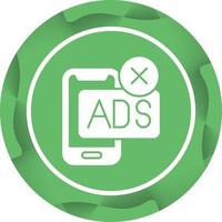 AD Block Vector Icon