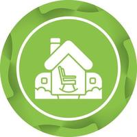 Retirement Home Vector Icon