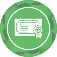 Certificate Vector Icon