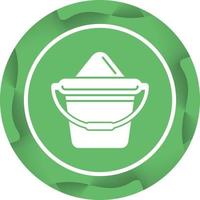 Sand Bucket Vector Icon