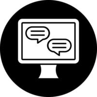 Live Chat Vector Icon Design