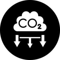 co contaminación vector icono diseño