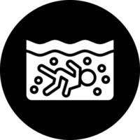 Scuba Diving Vector Icon Design