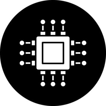 diseño de icono de vector de procesador