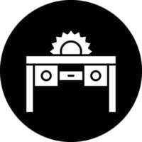 Table Saw Vector Icon Design