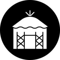 Hut Vector Icon Design