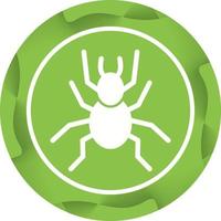 icono de vector de araña