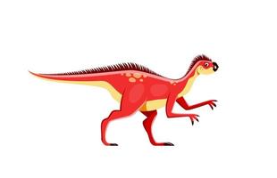 dibujos animados pegomastax dinosaurio personaje, linda dino vector